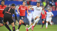 Real Madrid held by Osasuna with Bellingham sent off